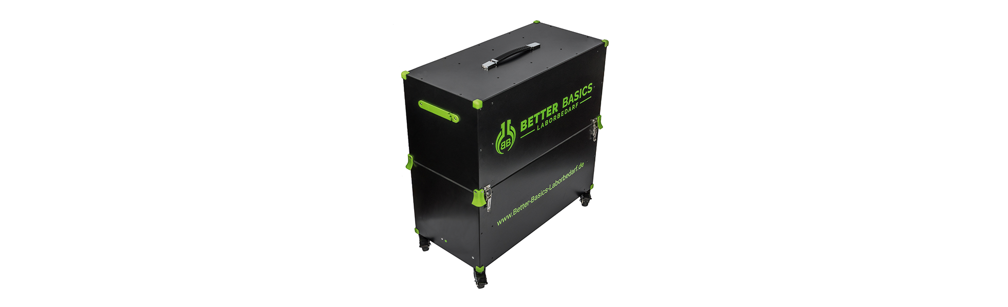 SmartCase mit Ventilsystem Übereckaufnahme mit Oberteil und Unterteil
