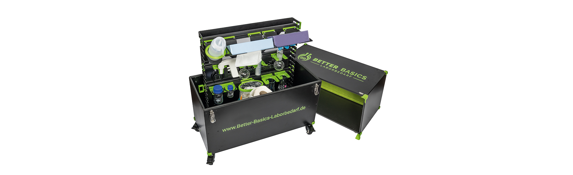 SmartCase offen mit Oberteil und SmartRack